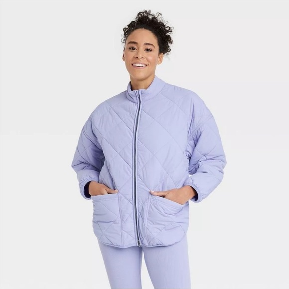 Target All In Motion Lilac Purple Quilted Jacket - Picture 6 of 14